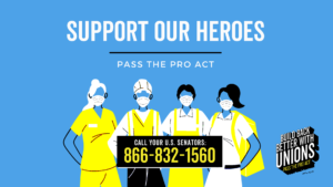 Support Our Heroes - Pass the PRO Act - Twitter